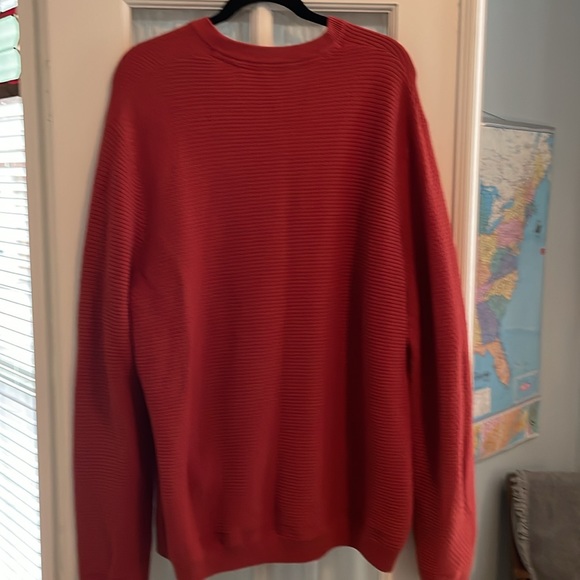 Ted Baker Staylay Waffle Knit Sweater XXL (TB-7) - Burnt Orange/Rust - Picture 4 of 7